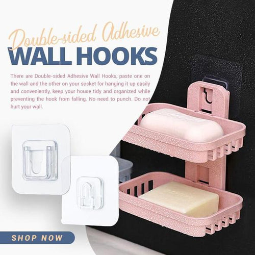 Double-sided Adhesive Wall Hooks - SHINEACE