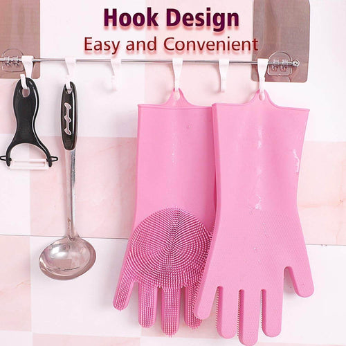 Reusable Silicone Cleaning Gloves
