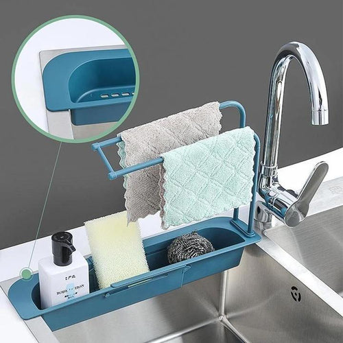 ADJUSTABLE TELESCOPIC SINK RACK - SHINEACE